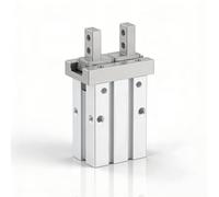 Telituny Cilindro Neumático, Cilindro de Doble Efecto Serie MHZ2 con Anillo Magnético Integrado, Diámetro Interior 6-40mm, Presión de Trabajo 0,15-0,7MPa, Repetibilidad ±0,01mm, p (MHZ2-32D)