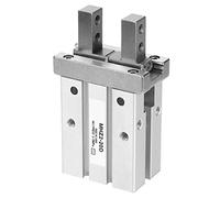 Telituny Cilindro neumático de aluminio de doble efecto, MHZ2-20D Agarrador de aire de estilo paralelo, Cilindro neumático en miniatura, para Equipos Automatización Industrial Maquinaria