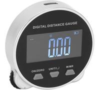 Telituny Cinta Métrica Digital Recargable, 199.999 M Regla de Rodillo con Pantalla Digital para Líneas Rectas Curvas, Mini Digital Rodillo Medidor de Distancia, para Diámetro Curvo Plano Forma Impar