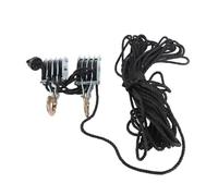 Telituny de polea de elevación de Cuerda 4400 LB Relación 8:1 Potencia de elevación Aparejos de Bloque Resistentes para Levantar Objetos Pesados