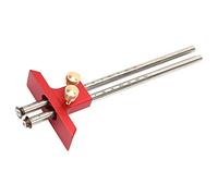 Telituny gramil de acero inoxidable, herramienta de trazado de carpintería de doble cabezal de acero inoxidable, Madera gramil trazador para madera, para mediciones precisas, planificación de diseños