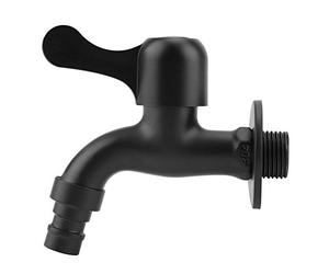 Telituny Grifo Lavadora de 304 Acero Inoxidable, Grifo de Pared de Montaña, Estilo Europeo de Grifo Jardin de Aleación de Zinc, Protección Contra Heladas, para Jardín Lavadero Balcón Cuarto de Baño