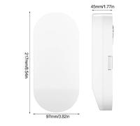 Telituny Lámpara de pared LED inteligente con control de luz y sonido, lámpara de pared de inducción, sensor de movimiento, luz nocturna para dormitorio, pasillo, escaleras, (Control de luz y sonido