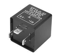 Telituny LED Flasher Relay, 12V 3-pin Coche Relé Electrónico Intermitente LED, CF14 JL-02 Relé Coche Moto Intermitente Impermeable, para luz de Señal de Gir os Hyper Flash Fix
