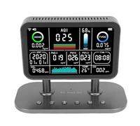 Telituny Medidor de Calidad del Aire 13 en 1, Detector de Formaldehído, Medidor PM2.5 PM10, Sensor de VOC, Termómetro Higrómetro Digital con Pantalla a Color para Hogar y Oficina