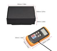 Telituny Medidor de luz de iluminancia Digital Rango Manual 200 a 200.000 Lux Fotómetro LCD Luxómetro portátil de Mano con medición de Pico Probador de Intensidad de luz para