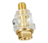 Telituny Mini Lubricador, 1/4 BSP Zinc Aleación Lubricador Línea Neumático, Mini Lubricadores de Aceite Herramienta Neumática Accesorio, para Herramienta de Tubería Compresor Aire