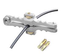 Telituny Pelacables Para Fibra óptica, 10-25 mm pelador de cables pequeño, Blindados Longitudinal con tuerca de ajuste para regular el grosor de pelado, para cables de cobre/coaxiales/fibra óptica