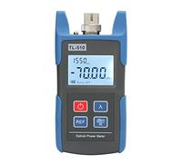 Telituny Probador óptico portátil, 850/1300/1550 nm Medidor de Potencia de Fibra óptica, Fiber Optic Cable Tester Acon Calibración de 6 Longitudes Onda para Pruebas de Fibra óptica