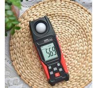 Telituny TASI Medidor de luz Digital Medidor de Lux de iluminancia con función de Registro Pantalla LCD 0~200,000 Rango de medición Sensor Flexible Probador de luz para fotografía (TA630A)