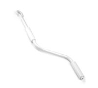TELKES - Manivela para Toldo Exterior - Barra Accionamiento para Toldos Enrollables | Maneta Metálica Resistente con Gancho | Recambio Universal para Toldos Manuales (Blanco, 150 Cm)