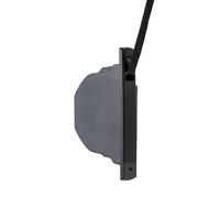 TELKES - Recogedor de Persiana Extraplano Sin Pivote para Carpinterias de PVC. Enrollador de persiana para embutir en Obra. (Negro, Cinta 16mm)