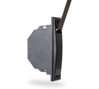 TELKES Recogedor Persiana Empotrado Marron con Cinta 18 mm x 5 m Carrete Cuerda Enrrollable Mecanismo de Muelle Interior Sistema Polea Rollo Tirador Recambio de Cajetin Compacto (Bronce, Cinta 18 mm)