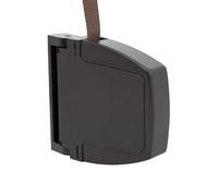 TELKES - Recogedor Plegable con Cinta 20mm Enrollador Abatible Universal color Bronce para Persiana Enrollable Instalación en Pared o Marco Ventana Sistema Resistente y Duradero (Bronce, Cinta 20mm)