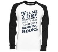 Tell Me A Time In History When It Was Blance Camiseta De Béisbol Unisex White Baseball tee Tshirt Unisex