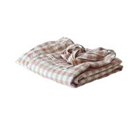 Tell Me More Delantal a cuadros Gingham 90x75 cm Biscuit