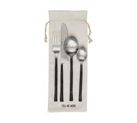Tell Me More Set de cubiertos Steel. 4 piezas Acero sin abrillantar