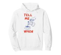 Tell Me When Funny Coffee Pour Over Quote Cafeine Lover Art Sudadera con Capucha