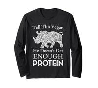 Tell This Vegan Enough Protein Vegan Bodybuilding Strong Manga Larga