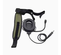tellaLuna Z Militar Pesado Carga Pesada Bowman Elite II Hd03 Auriculares con Impermeable Ptt Oído Derecho/Izquierdo para Uv-5R Gt3 UV 82 Wouxun