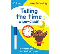 Telling the Time Wipe Clean Activity Book: Ideal for home learning (Collins Easy Learning KS1)
