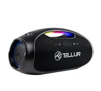 TELLUR Obia Pro Altavoz Bluetooth Estéreo, 60W, Altavoz Potente True Wireless Stereo, eMultiple Link*, IPX6, Altavoz Portátil Función Manos Libres, USB Mp3, AUX de 3,5 mm, LED Luz, USB C, Negro