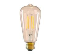 TELLUR SMART Bombilla Inteligente Alexa LED, Bombilla WiFi Retro E27, 6W, 600 LM, Regulable, Blanco/Cálido/Natural, Control Remoto por APP y Voz, Compatible con Alexa, Google y Siri Shortcuts, Ámbar