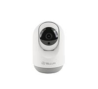 TELLUR Smart Cámara Vigilancia WiFi, Vigilabebés, Resolución UltraHD 2K, 3MP, PTZ, Comunicación Bidireccional, Detección de Movimiento y Sonido, Visión Nocturna, Compatible con Alexa y Google
