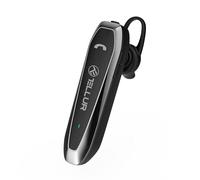 TELLUR VOX 100, Pinganillo Bluetooth Movil USB-C, Auricular Bluetooth Mono, Auriculares Manos Libres, 22h Autonomía, BT v5.3, Conexión Multipunto para Dos Dispositivos, Gancho de 360°, iPhone/Android