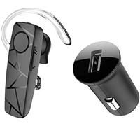 Tellur VOX 60 Pinganillo Bluetooth Movil USB-C, Auricular Bluetooth Mono, Multipunto Soporta Dos Teléfonos Conectados Simultáneamente, Gancho 360°, iPhone y Android, Cargador de Coche Incluido