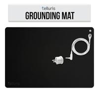 TELLURIS Alfombra de puesta a tierra - Comodidad y protección antiestática - Bajo mano de oficina Grounding para reducción de campos electromagnéticos - Superficie ergonómica y conductiva