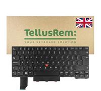 TellusRem Teclado de repuesto para Lenovo ThinkPad L14 G1 G2 (Gen 1 Gen 2) de 14 pulgadas, diseño inglés británico (UK/QWERTY) - Cambio de teclado iluminado TrackPoint