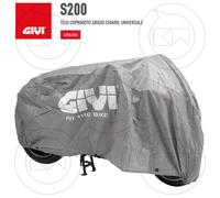 Telo Telón Cubremoto Universal GIVI S200 Gris Claro Para Scooter Y Moto