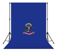 Telón de fondo de fotografía con estampado de bandera del estado de Dakota del Norte para estudio, boda, fiesta, sesiones de fotos