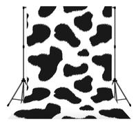 Telón de fondo de fotografía con estampado de leopardo en blanco y negro, versátil para estudio de boda, fondo de sesiones de fotos