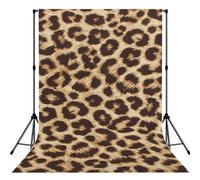 Telón de fondo de fotografía con estampado de leopardo, versátil para estudio, boda, sesiones de fotos