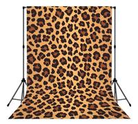 Telón de fondo de fotografía con estampado de leopardo, versátil para estudio, boda, sesiones de fotos
