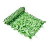 Telón de fondo de hojas verdes, pantalla de privacidad de seto de hojas verdes artificiales con respaldo de malla, paneles verdes, telón de fondo de pared, decoración de vid para balcón y terraza