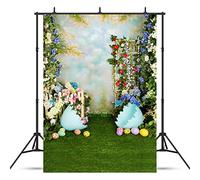 Telón de fondo floral de dibujos animados para recién nacidos, fondos de cabina de estudio fotográfico de primavera, fondos de fotografía para niños