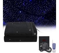 Telón de fondo LED de cielo estrellado con controlador, cortina plegable de luz de estrellas para bodas, fiestas de Navidad, espectáculos de club, decoración de fotografía