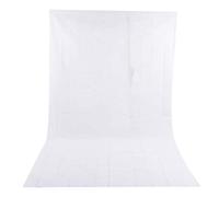 Telón de Fondo para fotografía de algodón de Doble Cara, Tela de Fondo para Fotos de Color sólido, telón de Fondo Engrosado y no Reflectante para sesiones de Retratos, bodegones y (Blanca)