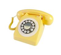 TelPal - Teléfono Retro con Cable, teléfono clásico de los años 80/teléfono Fijo Antiguo de Moda/teléfono Antiguo con Cable para el hogar/Oficina/Hotel