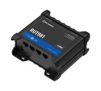 Teltonika Networks Router industrial LTE Cat 4 global Teltonika con Dual SIM y GNSS RUT981