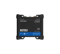 Teltonika RUT951 PoE+ Router Industrial LTE con WLAN y 4 Puertos LAN, Modem 4G/3G/2G, Dual SIM, para Montaje en Carril DIN