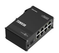 Teltonika NETWORKS TSW030 8-Port Ethernet Switch No administrado Fast Ethernet (10/100) Negro