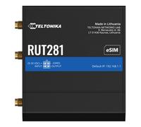 Teltonika Networks Router LTE Cat 4 global compacto Teltonika con eSIM y Wi-Fi RUT281