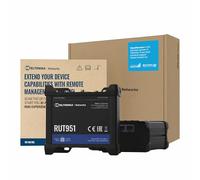Teltonika RUT951 - Router celular WiFi industrial - 4G LTE (CAT 4), 3G - Punto de acceso inalámbrico con funcionalidad de punto de acceso - Failover automático WAN, router de Internet Dual SIM