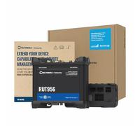 Teltonika RUT956 - Router WiFi celular industrial - 4G LTE (CAT 4), conectividad 3G, 2G - Múltiples interfaces con capacidades GNSS - Conmutación por error automática WAN, Router de Internet Dual SIM