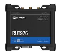 Teltonika RUT976 RedCap 5G Router Wi-Fi industrial celular de baja latencia y alta capacidad, 4G LTE CAT 4, Dual SIM, RS232, RS485
