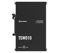 Teltonika TSW010 DIN Rain Switch 5 x Fast Ethernet (10/100) Energía sobre Ethernet (PoE) Negro